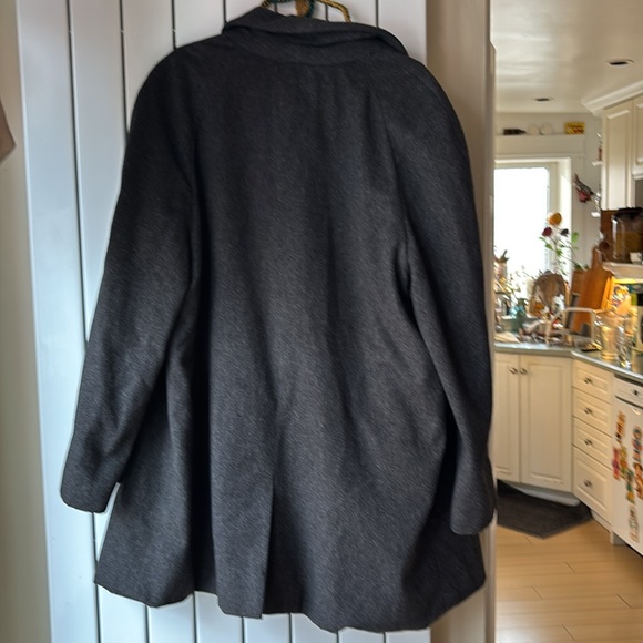 Vintage Grey 100% Cashmere Coat - Picture 5 of 5